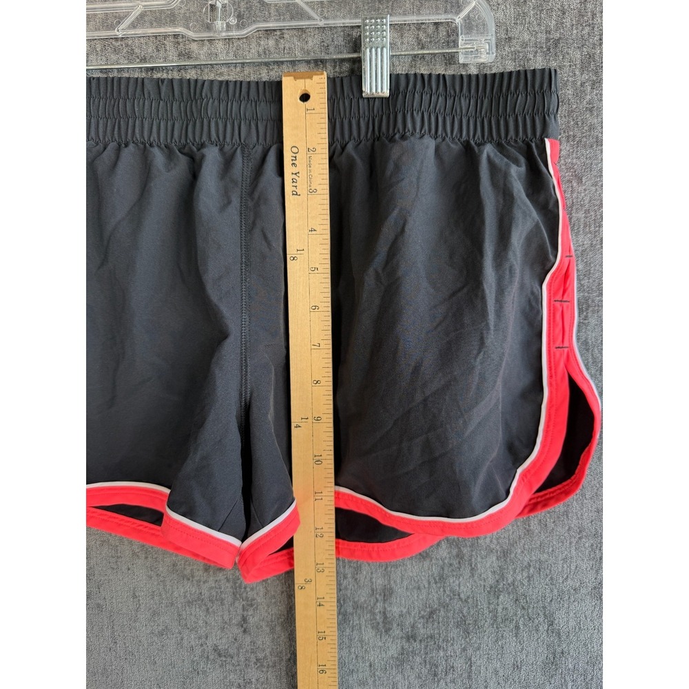 Under Armour Shorts Womens Medium M Black Pink Fly By HeatGear Running Athletic - Picture 4 of 5